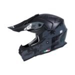 SWAY SW 617 MATT CRAK Black Grey Cross Kask