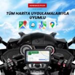E SCOOTER İÇİN MOTOPLAY 2000 – 6.25” 2K Çift Kameralı Kablosuz CarPlay & Android Auto Destekli Motosiklet Multimedya Ekranı - Görsel 7