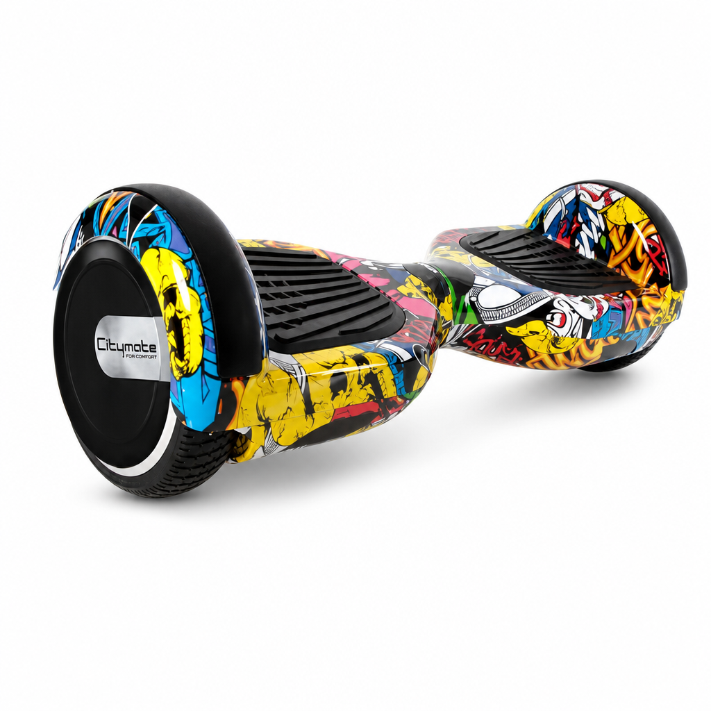download-20.png Elektrikli Hoverboard 6.5 İnç Bluetooth LED - Citymate CITY-01 Graffiti - Görsel 1