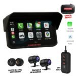 E SCOOTER İÇİN MOTOPLAY 2000 – 6.25” 2K Çift Kameralı Kablosuz CarPlay & Android Auto Destekli Motosiklet Multimedya Ekranı
